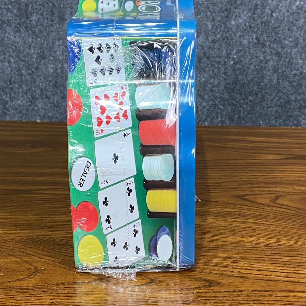 2004 Cardinal Professional Texas Hold'em Poker Set Chips Cards DLR Button SEALED - Picture 7 of 8